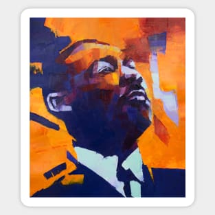 Martin Luther King Jr. Art Sticker